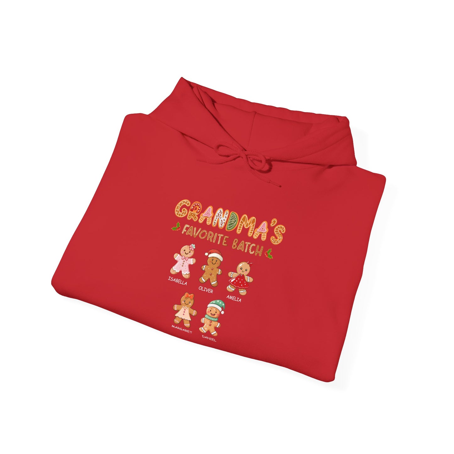Grandma’s Favorite Batch Custom Name Hoodie – Christmas Family Matching Outfit