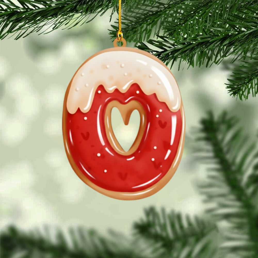 Custom 2 Layer Gingerbread Cookie Name Ornament - Personalized Christmas Decoration for Family Kids Holiday Tree Gift Name Tag Keepsake