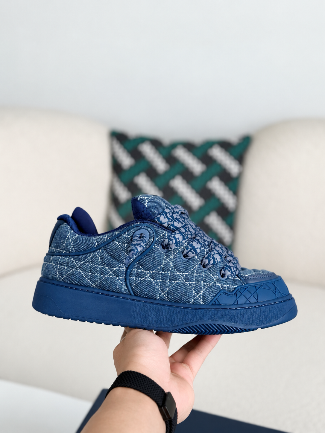 Dior Low Top Sneaker Blue
