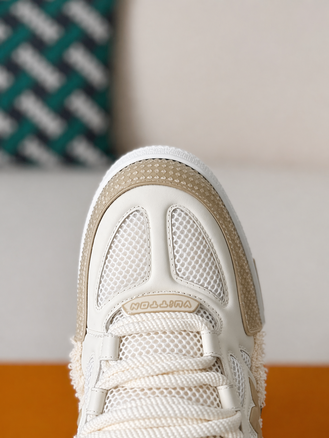 LV Skate Sneaker Beige