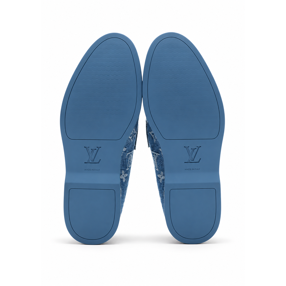 LV Loafer Blue Monogram Denim