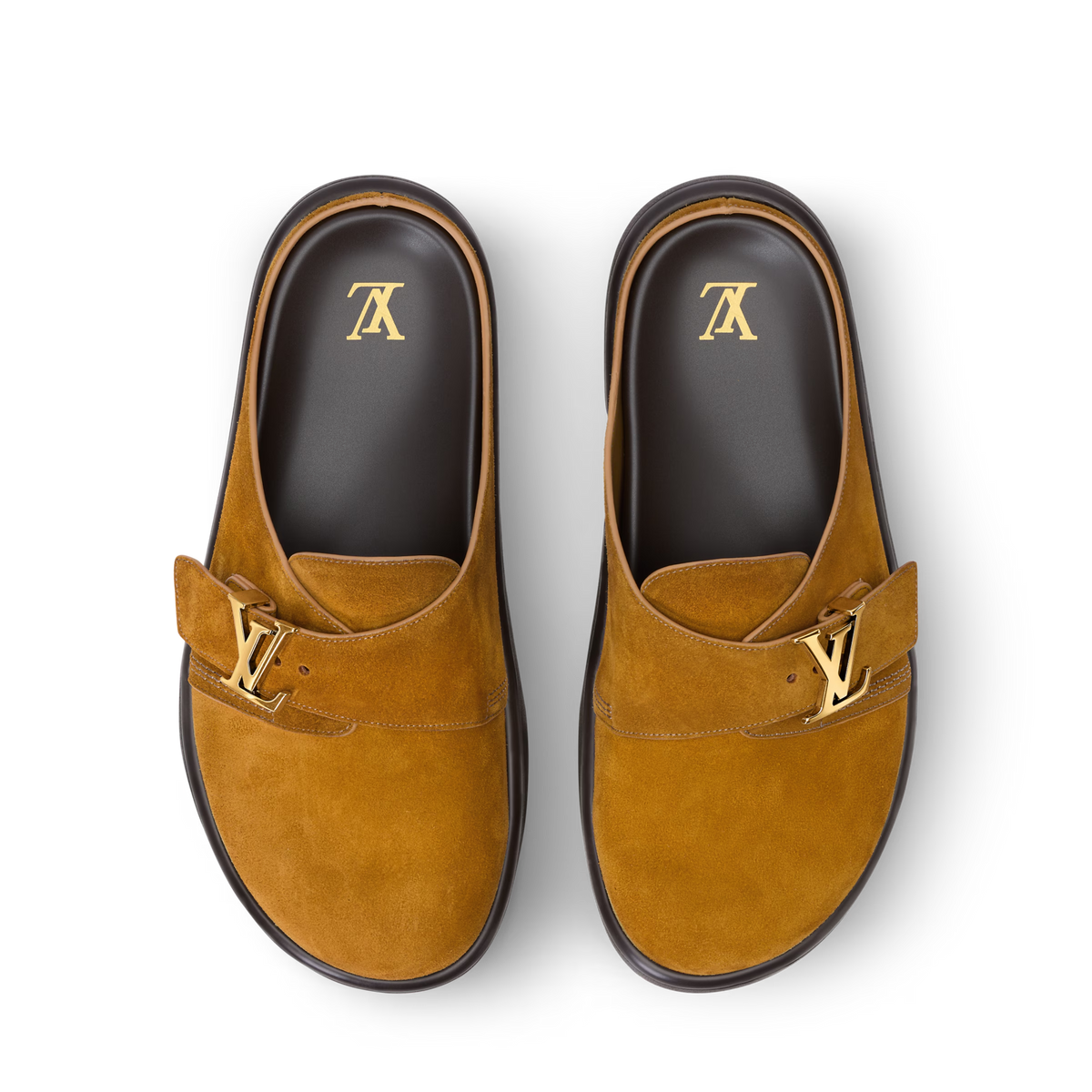LV Easy Mule Honey Brown