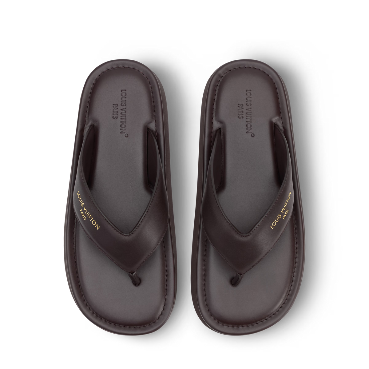 LV Flip Thong Brown