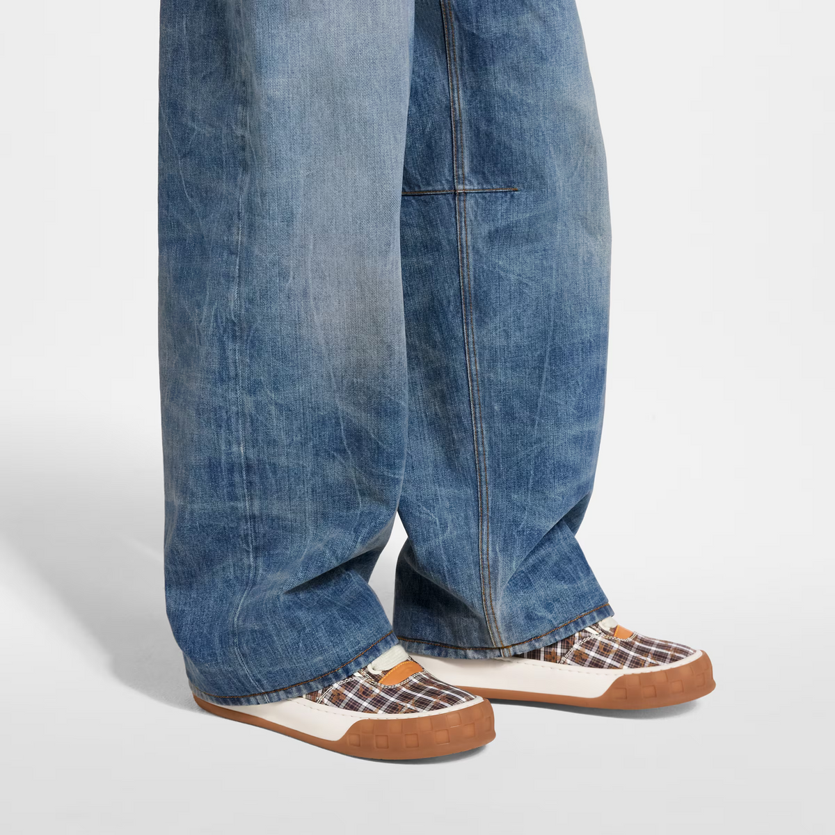 LV Tilted Sneaker Brown