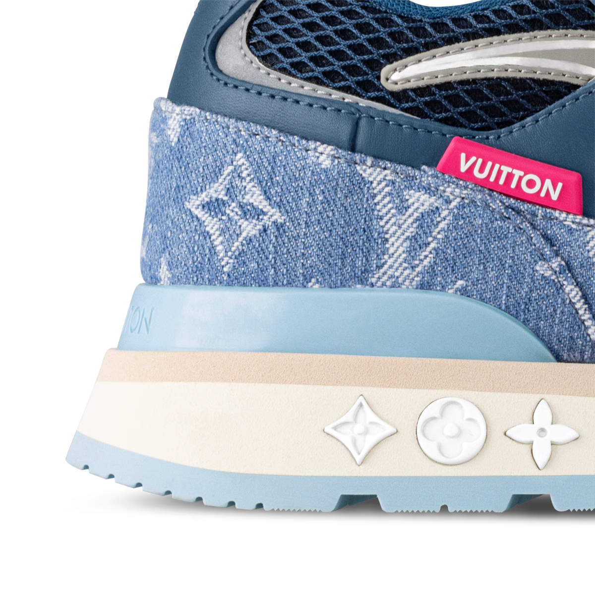 LV Run Away Sneaker Blue Denim