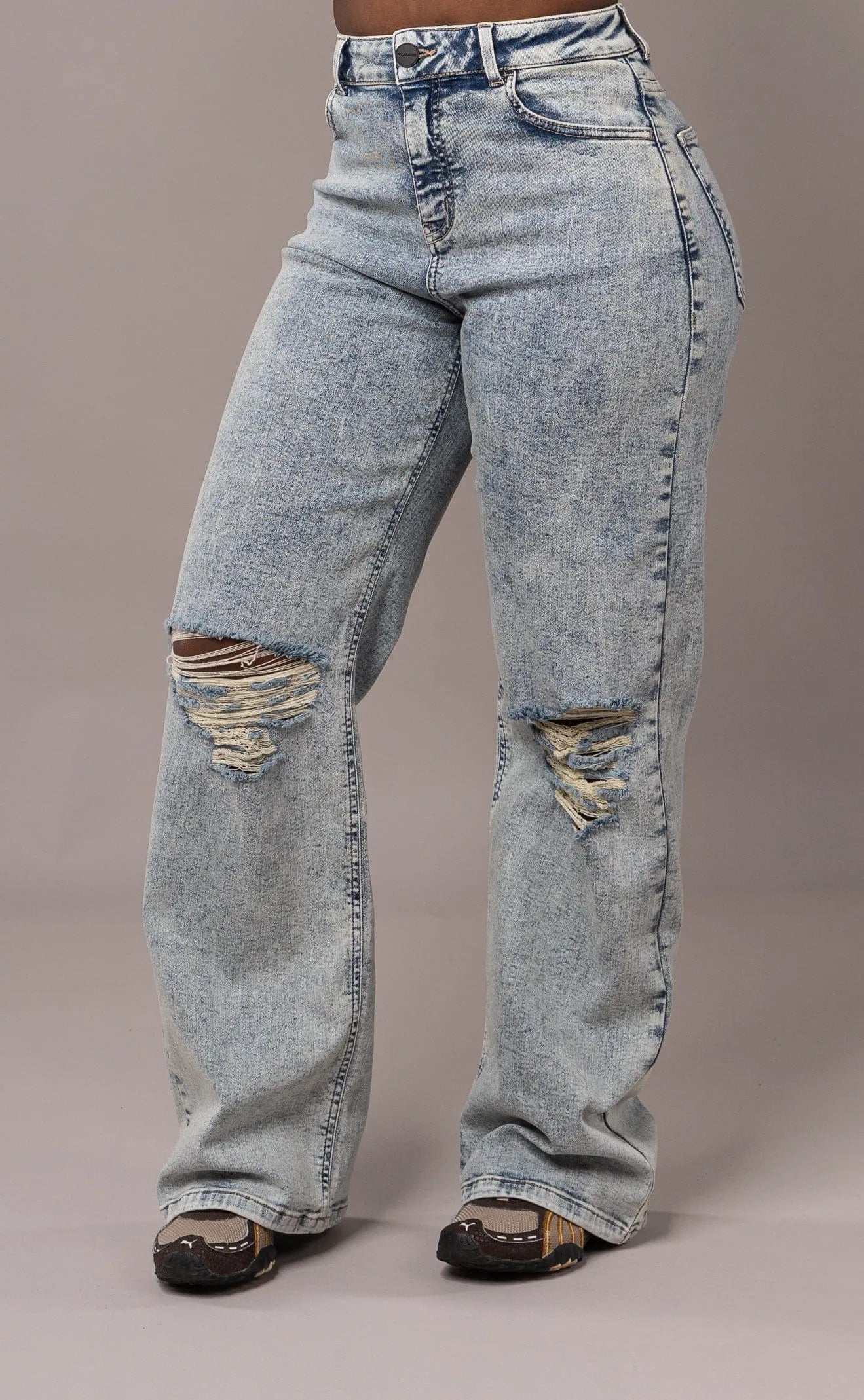 Baggy Ripped - 80s Blue