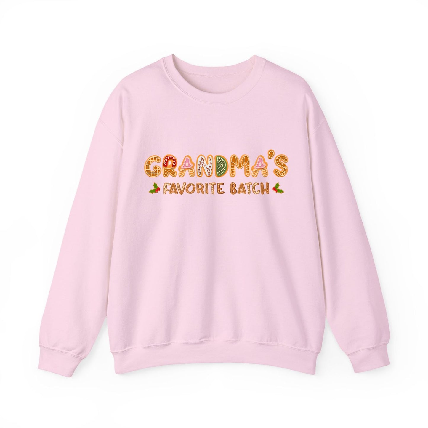 Grandma’s Favorite Batch Sweater – Personalized Gingerbread Family Christmas Custom Gift
