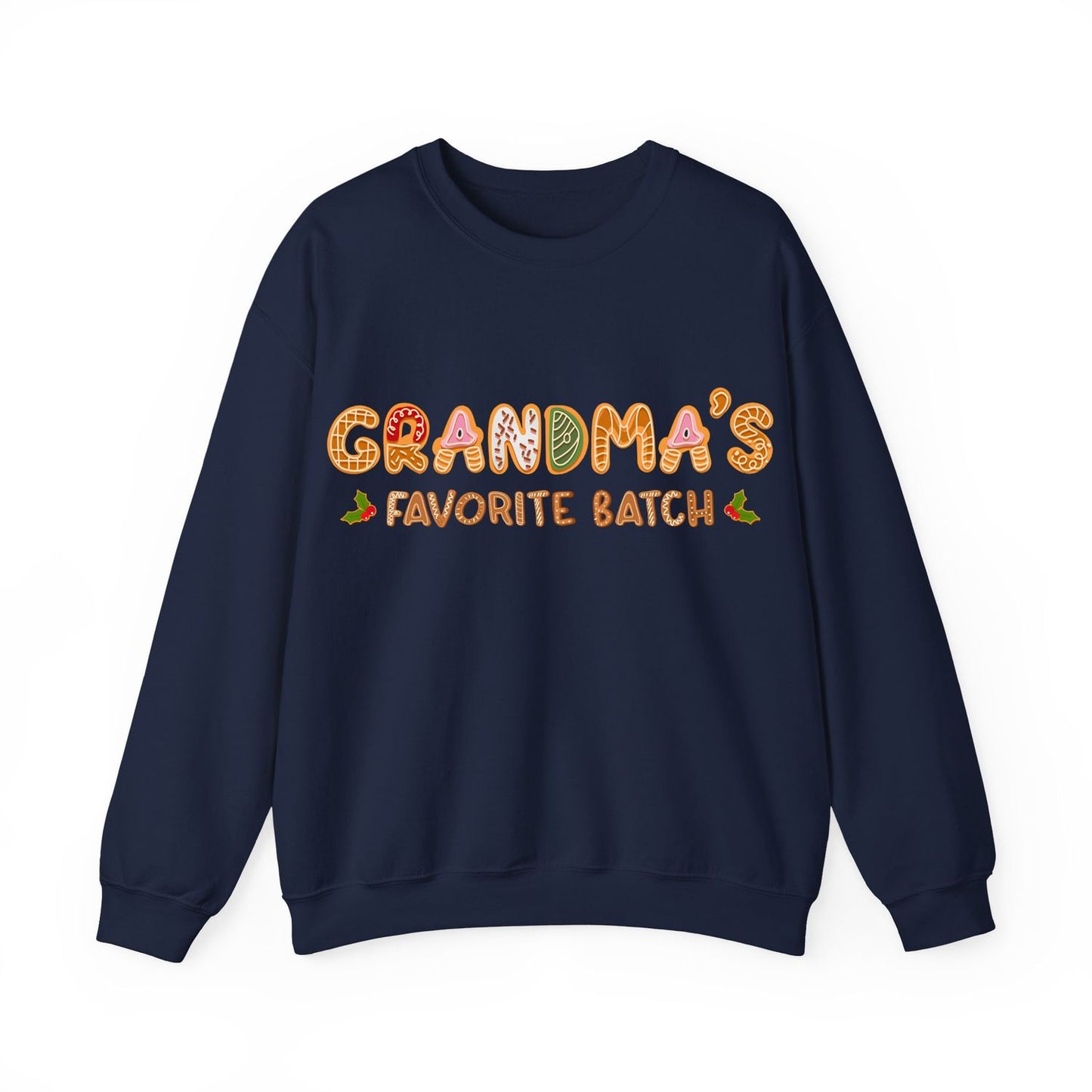 Grandma’s Favorite Batch Sweater – Personalized Gingerbread Family Christmas Custom Gift