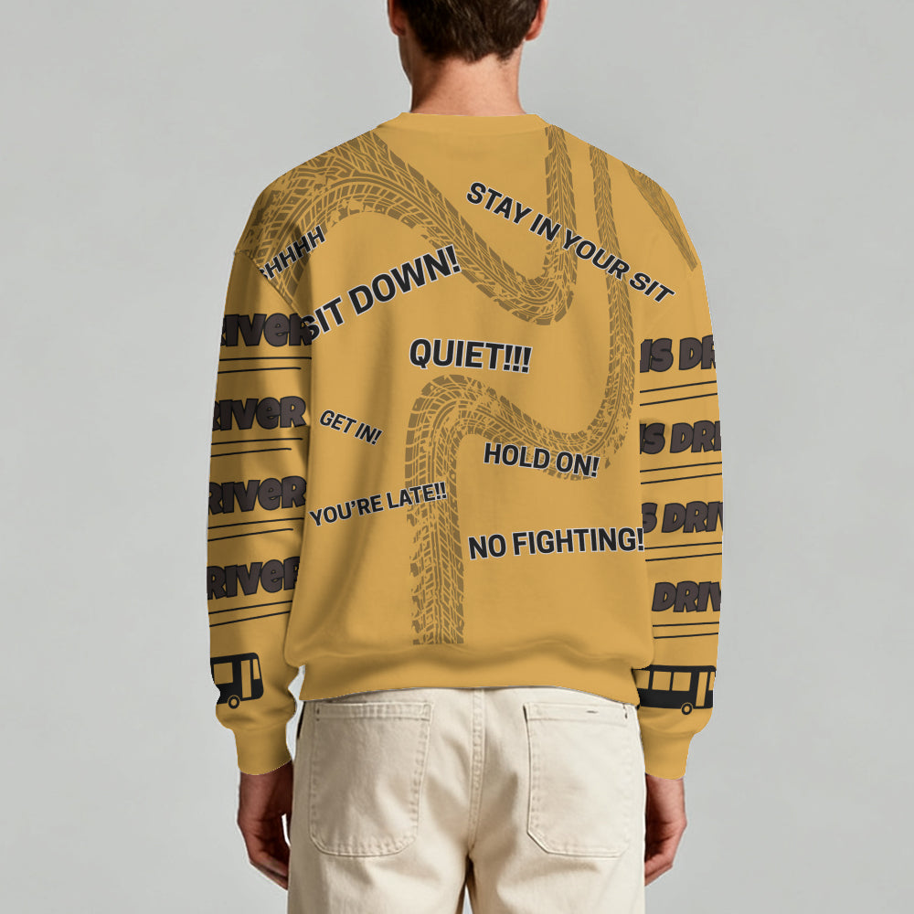 All About That Bus School Driver Sweatshirt – Personalized Custom Name Holiday Gift