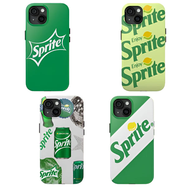Sprite Green Soda Lover Tough Phone Case – Trendy Caffeine Aesthetic, Stylish Tough Cover, Perfect Gift For iPhone 12 13 14 15 16 Samsung S22 S23 S24 S24.99 Ultra Plus