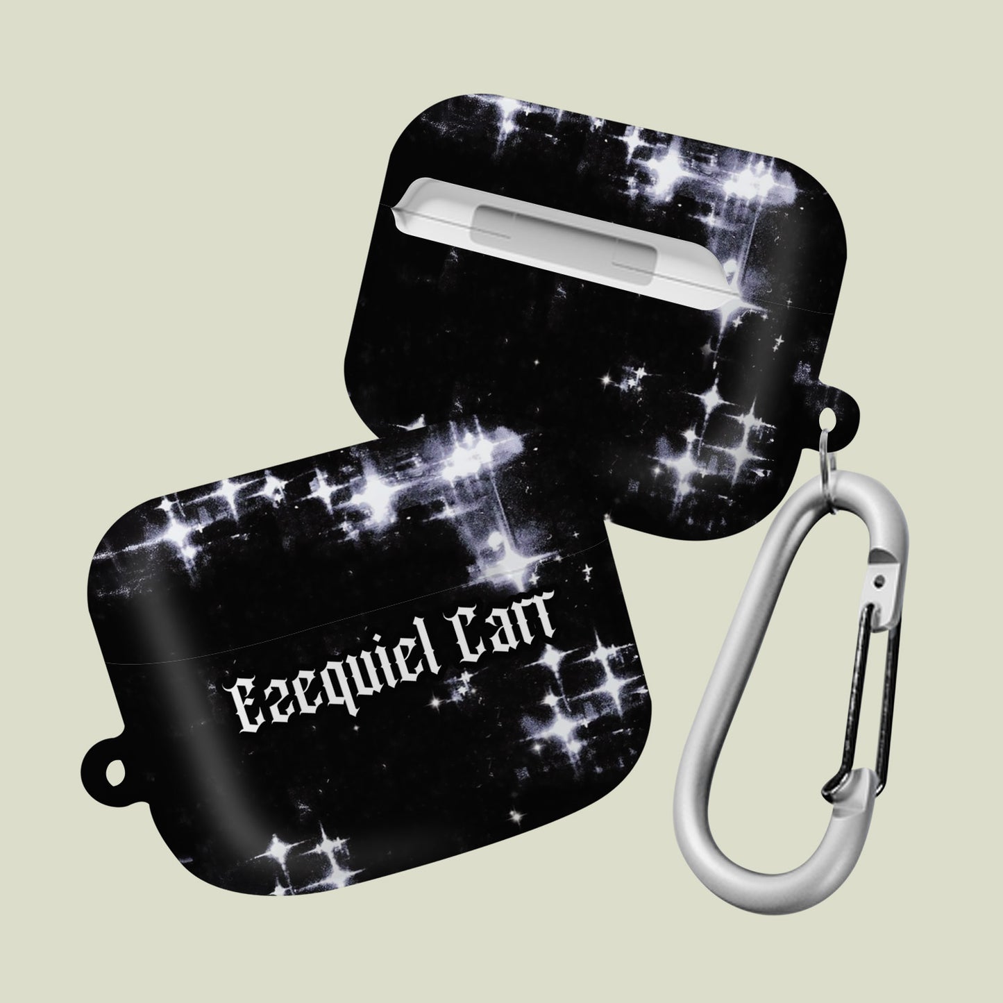 Custom Name  Starry Night -Personalized Clear Airpods Case