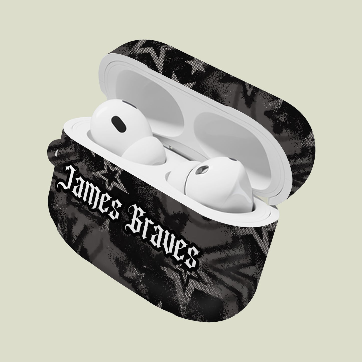 Custom Name  Starry Night -Personalized Clear Airpods Case