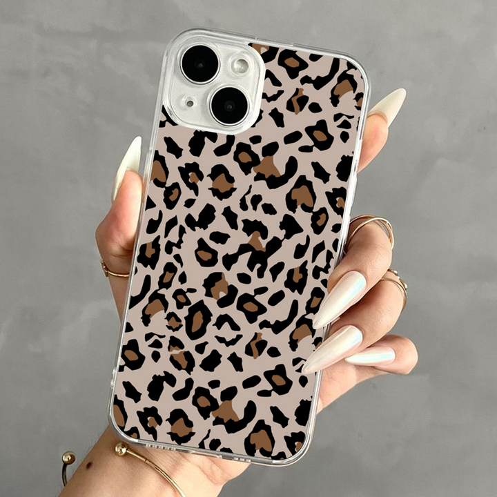 Leopard Print Phone Case Collection – Pink, Beige & Red