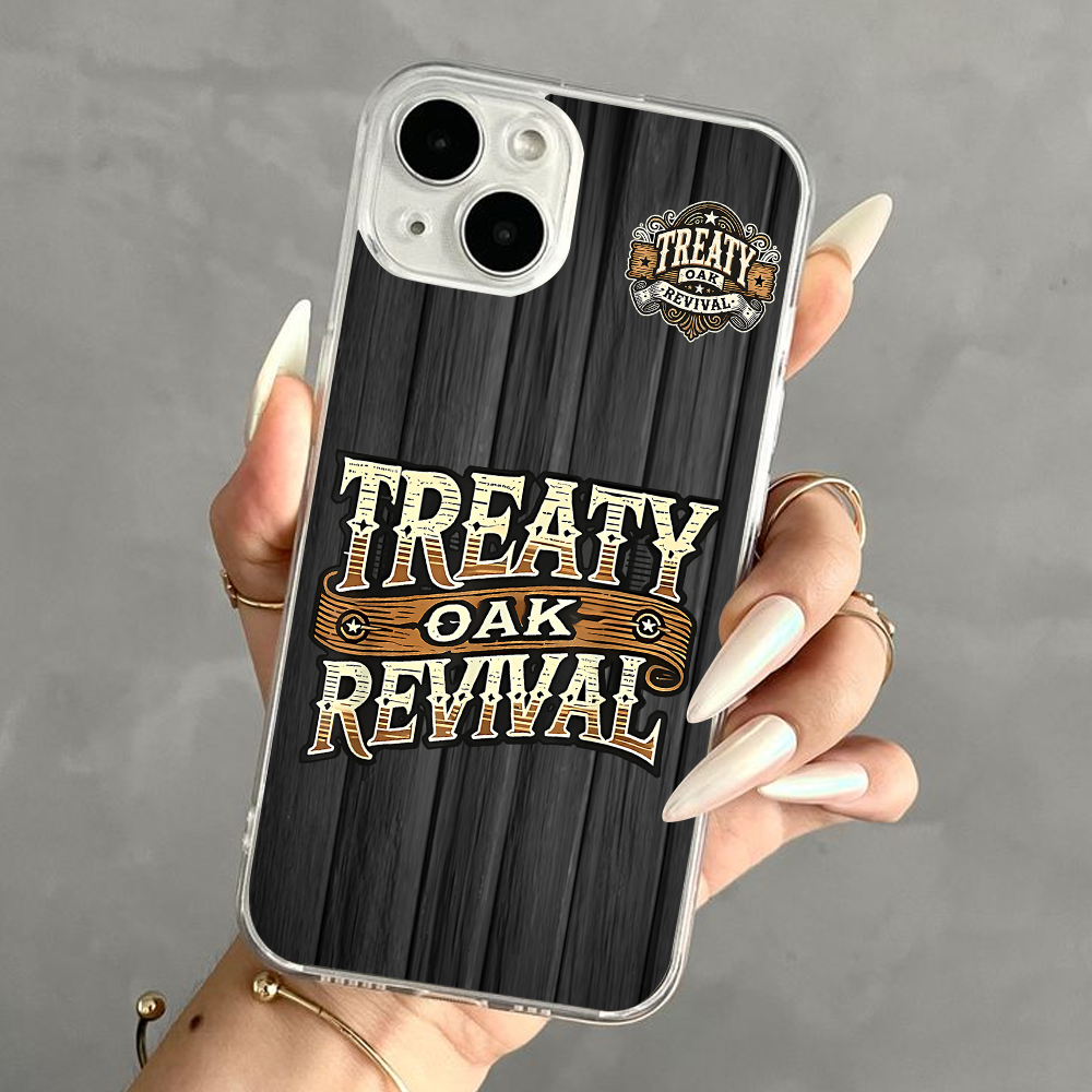Treaty Oak Revival Western Wood Phone Case – Rustic Country Style for iPhone 11 12 13 14 15 16 Pro Max & Samsung