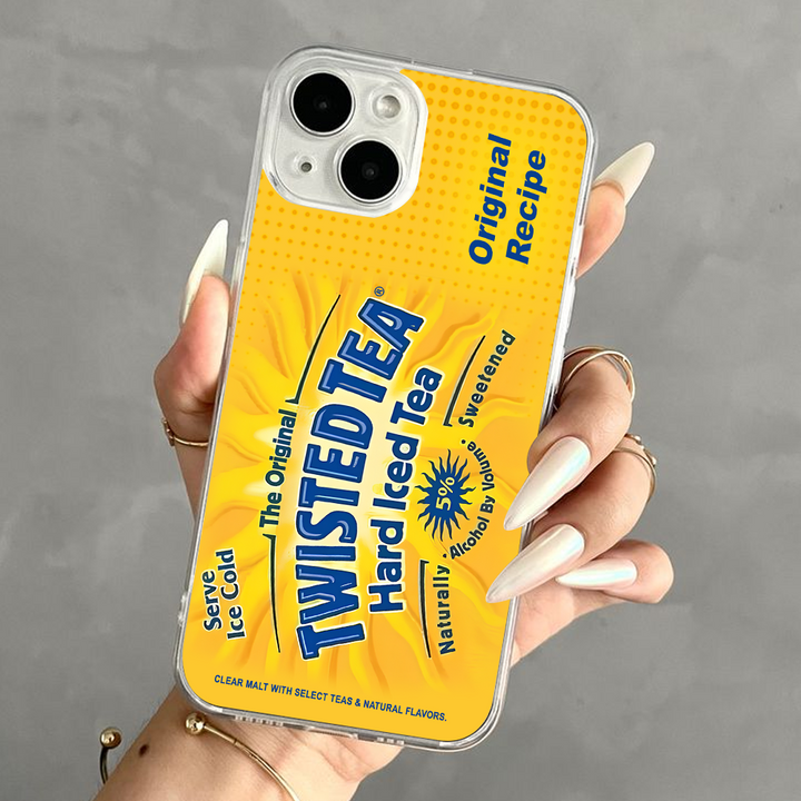 Twisted Tea Hard Iced Tea Can Phone Case, Perfect Girly Gift For Girl From iPhone 16 15 14 13 12 11 X Pro Max Plus Samsung Galaxy S24.99 S24 S23 S22 S21 Ultra Plus