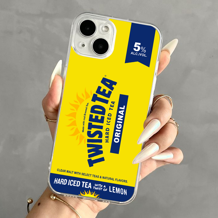 Twisted Tea Hard Iced Tea Can Phone Case, Perfect Girly Gift For Girl From iPhone 16 15 14 13 12 11 X Pro Max Plus Samsung Galaxy S24.99 S24 S23 S22 S21 Ultra Plus