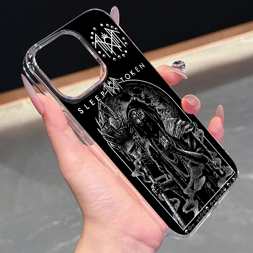 Grim Prophet Phone Case – Dark Hooded Figure Art, Gothic Horror Aesthetic Cover for iPhone 11 12 13 14 15 16 Pro Max Samsung S22 S23 S24 S24.99 Ultra Plus