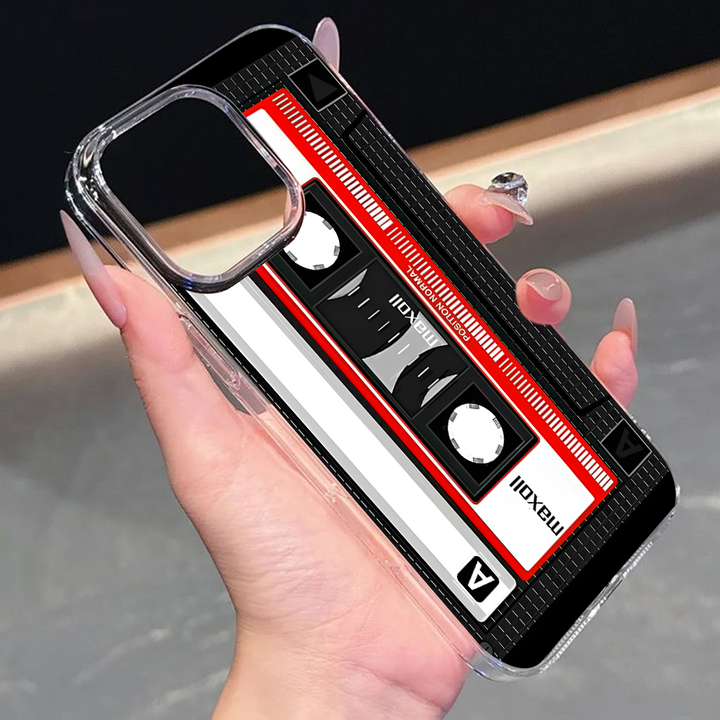 Retro Cassette Tape Phone Case – Classic Sony Walkman Design for iPhone 11 12 13 14 15 16 Pro Max, Music Fan Gift Idea
