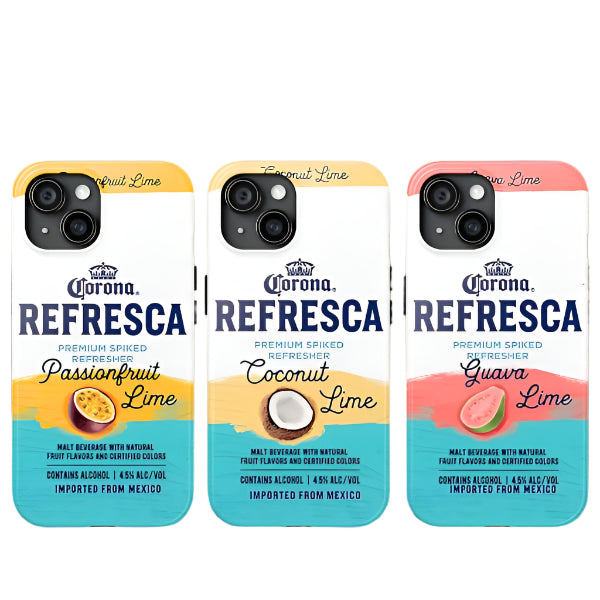 Corona Refresca Fruit Flavor Tough Phone Case For iPhone 12 13 14 15 16 Samsung S22 S23 S24 S24.99 Ultra PLus