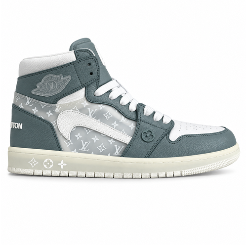 LV x Nike Air Jordan 1 High Custom by The Shoe Surgeon