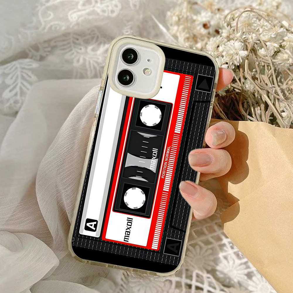 Retro Cassette Tape Phone Case – Classic Sony Walkman Design for iPhone 11 12 13 14 15 16 Pro Max, Music Fan Gift Idea