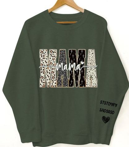 Grandma, Gigi, Nana Custom With Grandkids Names - Bible Style Design - Personalized Sweatshirt