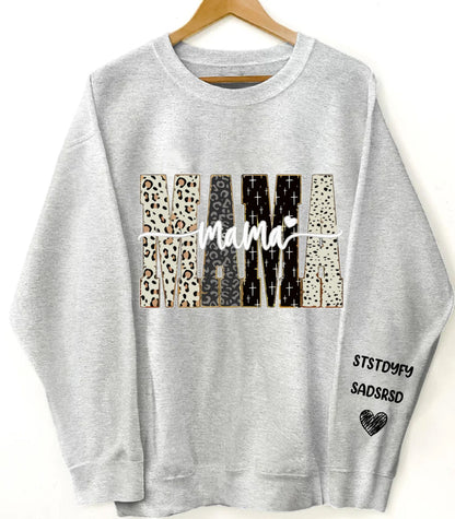 Grandma, Gigi, Nana Custom With Grandkids Names - Bible Style Design - Personalized Sweatshirt