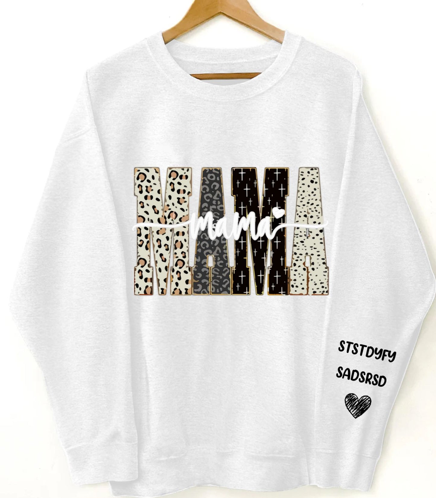 Grandma, Gigi, Nana Custom With Grandkids Names - Bible Style Design - Personalized Sweatshirt