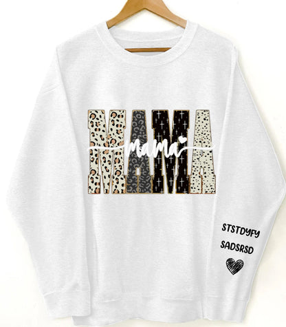 Grandma, Gigi, Nana Custom With Grandkids Names - Bible Style Design - Personalized Sweatshirt