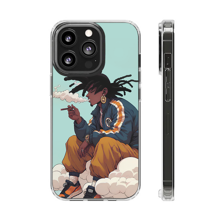 Anime Streetwear Phone Case – Dragon-Inspired Hip-Hop Style, Cool Urban Art Design for iPhone 15/14/13/12/11/XR/XS/X, Pro Max – Trendy Gift for Him or Her