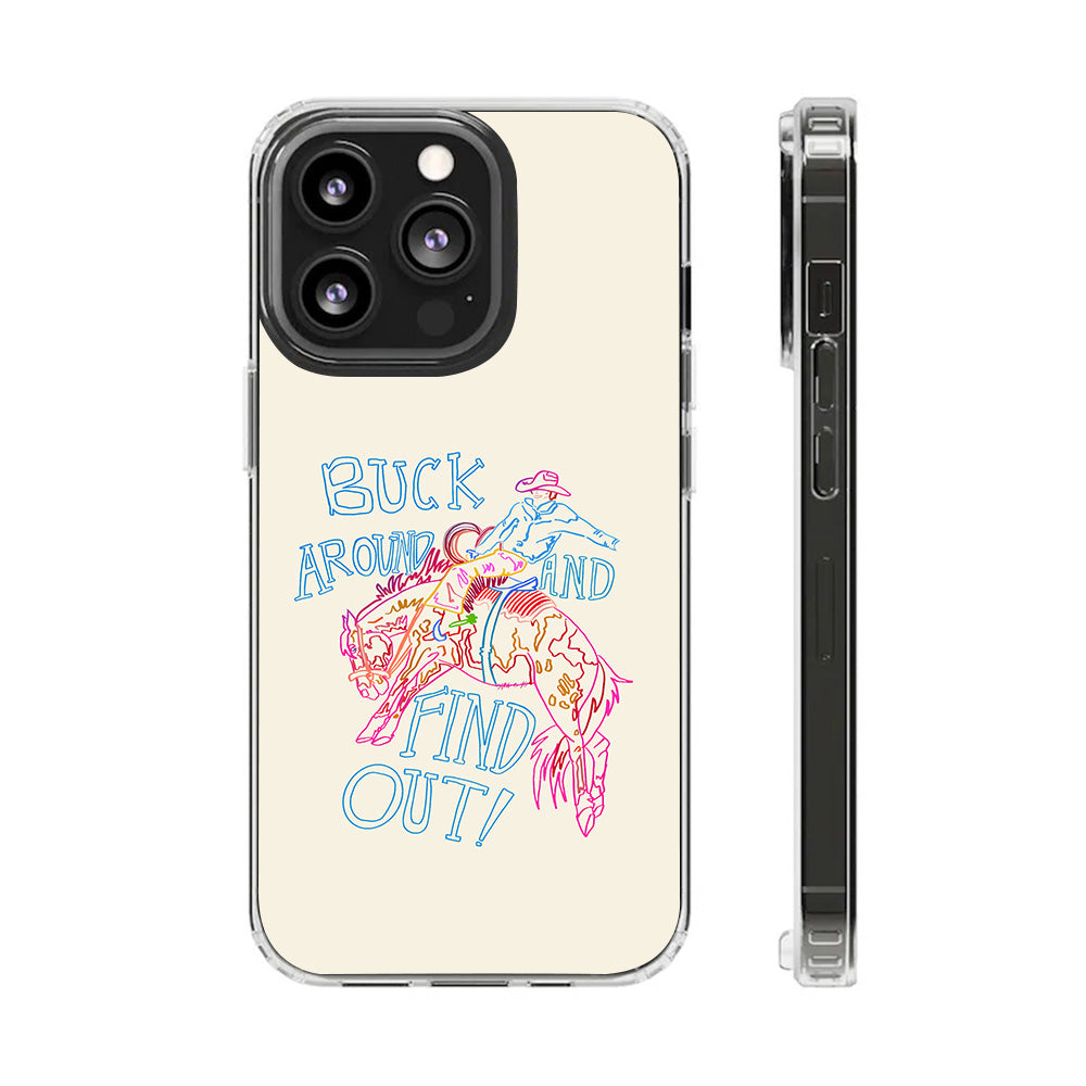 Bucking Cowboy Western Phone Case, Perfect Girly Gift For Girl From iPhone 16 15 14 13 12 11 X Pro Max Plus Samsung Galaxy S24.99 S24 S23 S22 S21 Ultra Plus