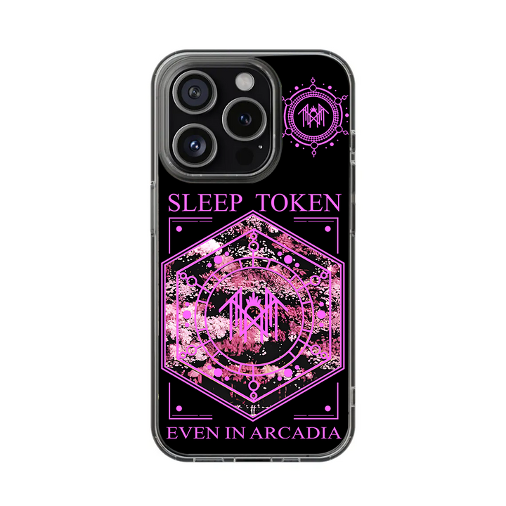 Sleep Token Even in Arcadia Phone Case – Dark Aesthetic Full Moon Design Cover for iPhone 11 12 13 14 15 16 Pro Max, Music Fan Gift Idea