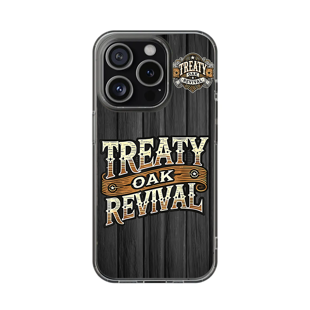 Treaty Oak Revival Western Wood Phone Case – Rustic Country Style for iPhone 11 12 13 14 15 16 Pro Max & Samsung