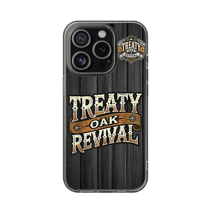 Treaty Oak Revival Western Wood Phone Case – Rustic Country Style for iPhone 11 12 13 14 15 16 Pro Max & Samsung