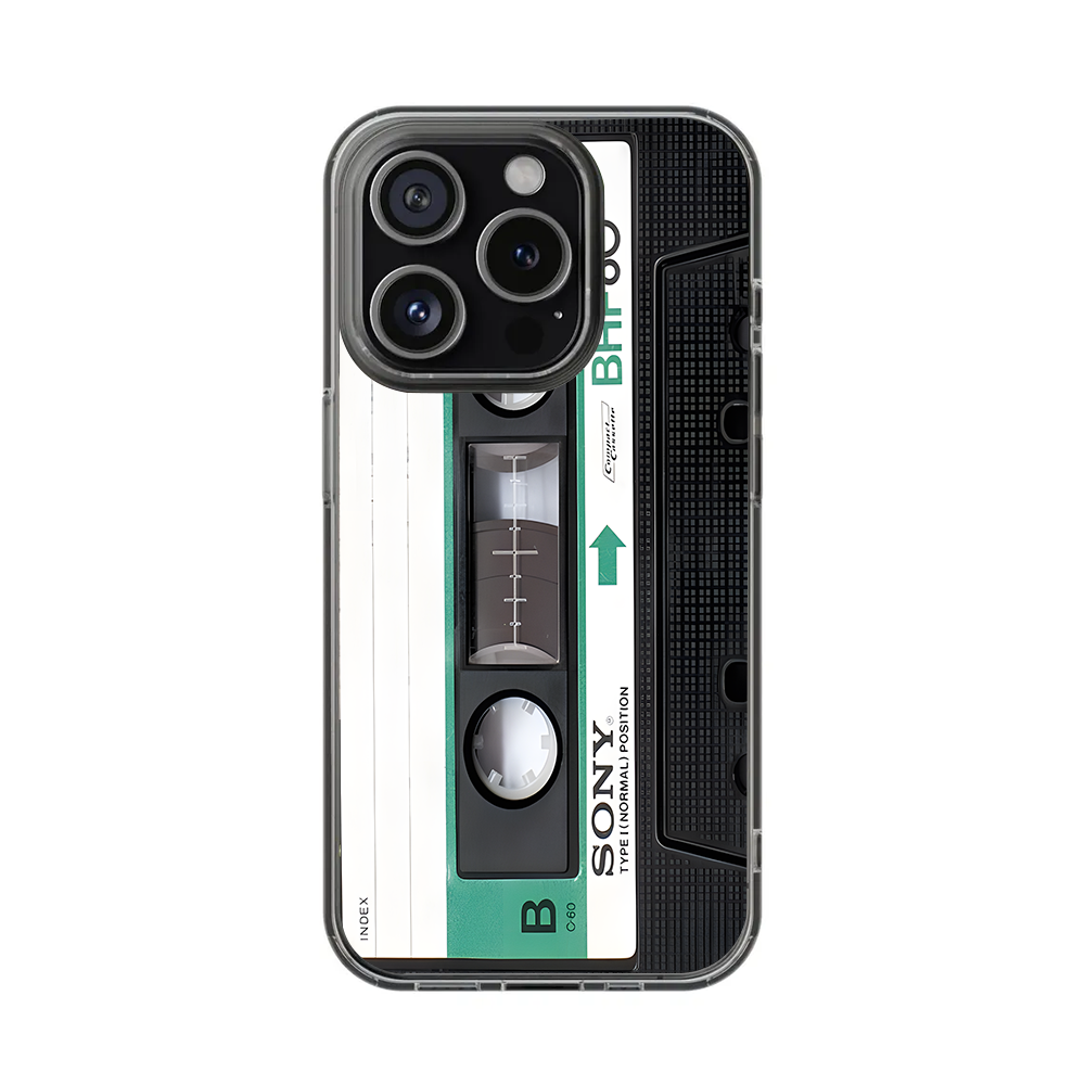 Retro Cassette Tape Phone Case – Classic Sony Walkman Design for iPhone 11 12 13 14 15 16 Pro Max, Music Fan Gift Idea