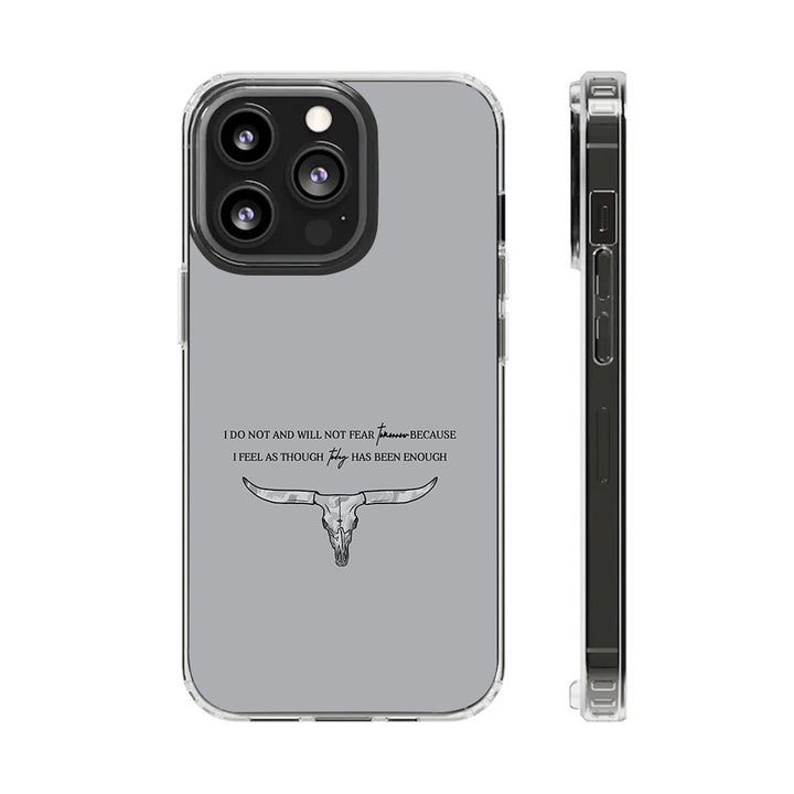 Minimalist Bull Skull Bible Verse Phone Case, Perfect Girly Gift For Girl From iPhone 16 15 14 13 12 11 X Pro Max Plus Samsung Galaxy S24.99 S24 S23 S22 S21 Ultra Plus