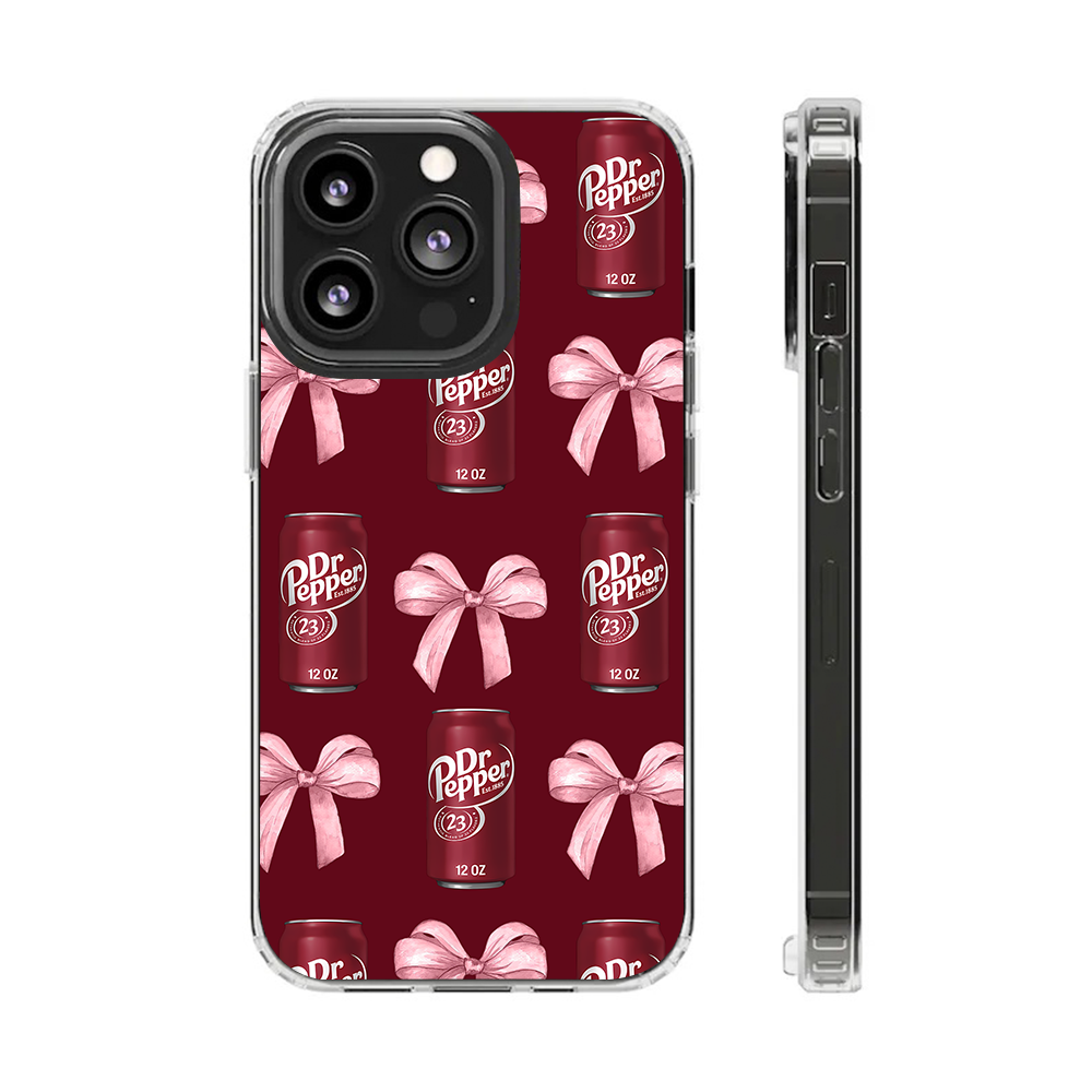 Dr Pepper Phone Case, Bold Retro Design for Soda Lovers | Perfect Gift for Fans! From iPhone 16 15 14 13 12 11 X Pro Max Plus Samsung Galaxy S24.99 S24 S23 S22 S21 Ultra Plus