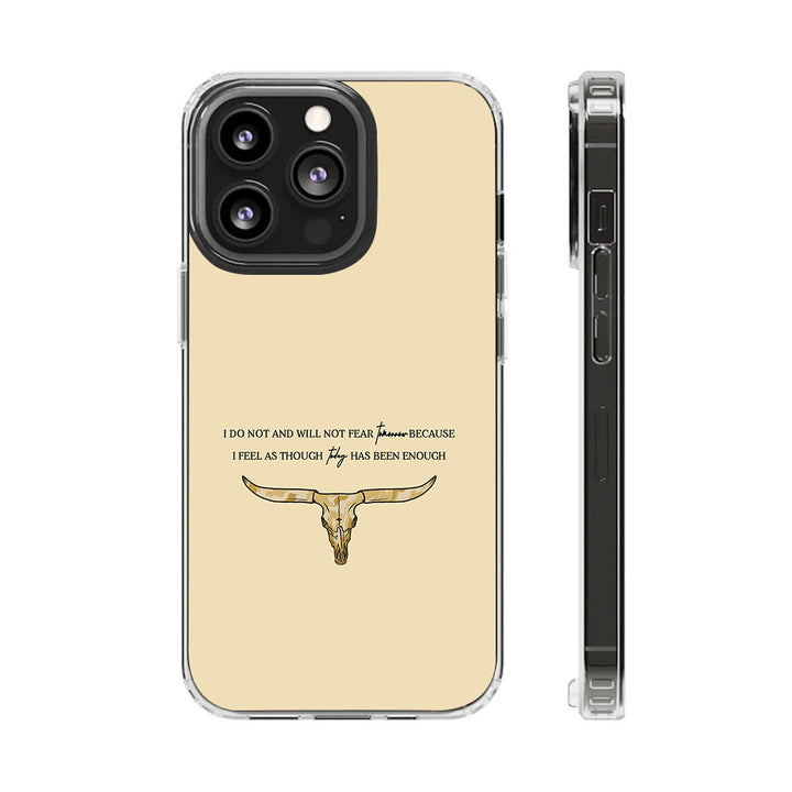 Minimalist Bull Skull Bible Verse Phone Case, Perfect Girly Gift For Girl From iPhone 16 15 14 13 12 11 X Pro Max Plus Samsung Galaxy S24.99 S24 S23 S22 S21 Ultra Plus