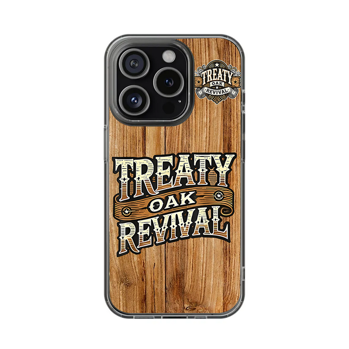 Treaty Oak Revival Western Wood Phone Case – Rustic Country Style for iPhone 11 12 13 14 15 16 Pro Max & Samsung