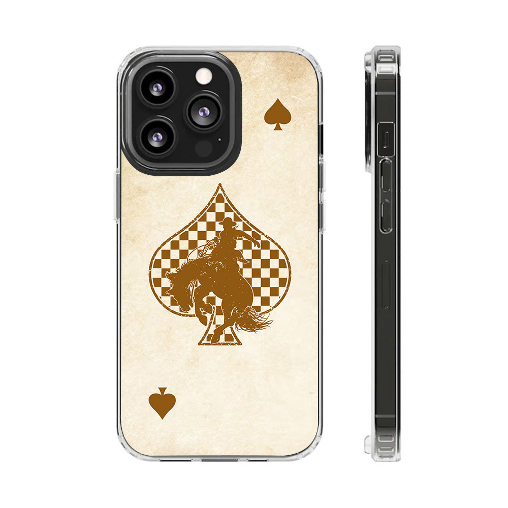 Rodeo Spade Cowboy Phone Case, Perfect Girly Gift For Girl From iPhone 16 15 14 13 12 11 X Pro Max Plus Samsung Galaxy S24.99 S24 S23 S22 S21 Ultra Plus
