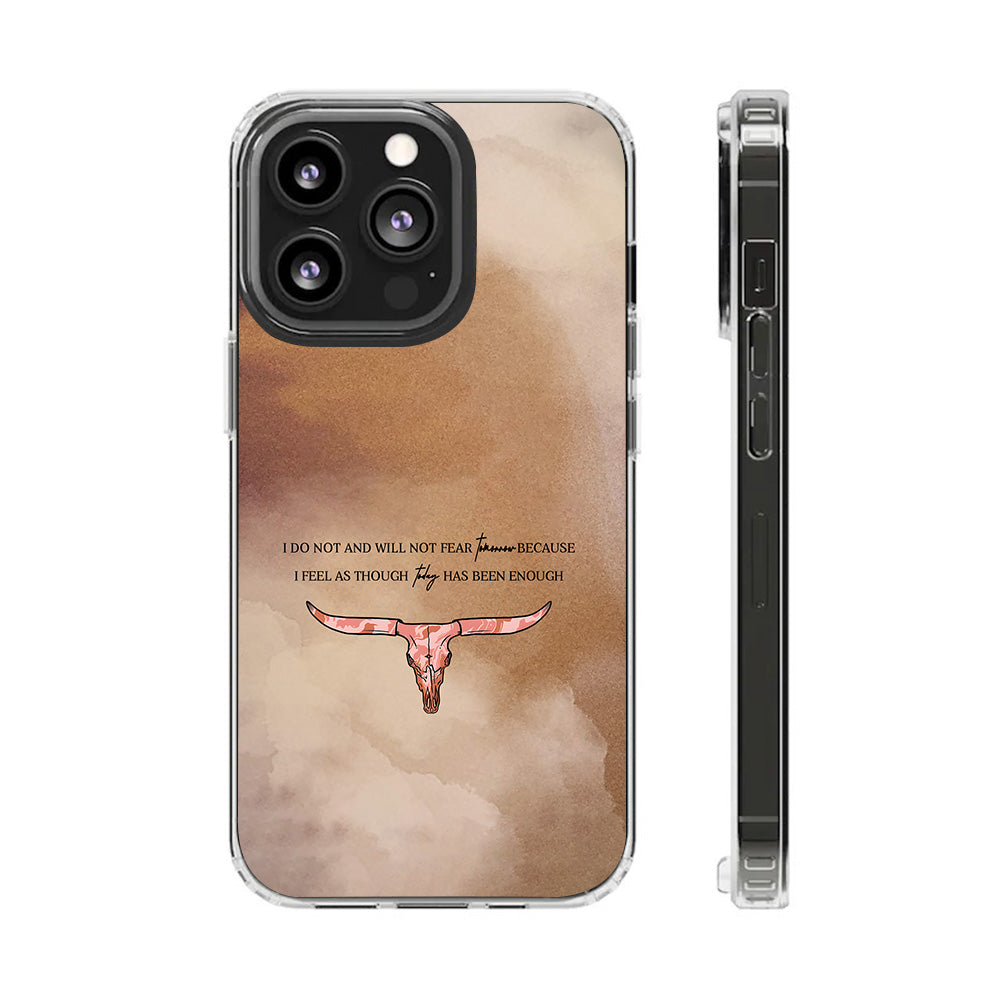 Longhorn Quote Watercolor Phone Case, Perfect Girly Gift For Girl From iPhone 16 15 14 13 12 11 X Pro Max Plus Samsung Galaxy S24.99 S24 S23 S22 S21 Ultra Plus