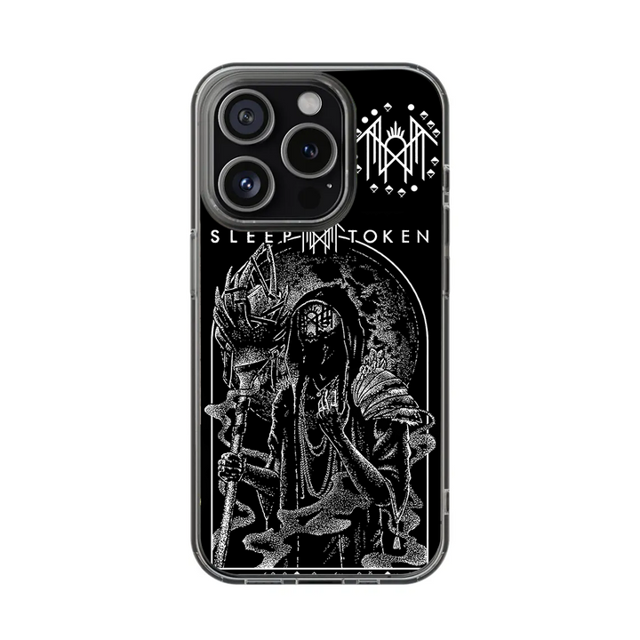 Grim Prophet Phone Case – Dark Hooded Figure Art, Gothic Horror Aesthetic Cover for iPhone 11 12 13 14 15 16 Pro Max Samsung S22 S23 S24 S24.99 Ultra Plus