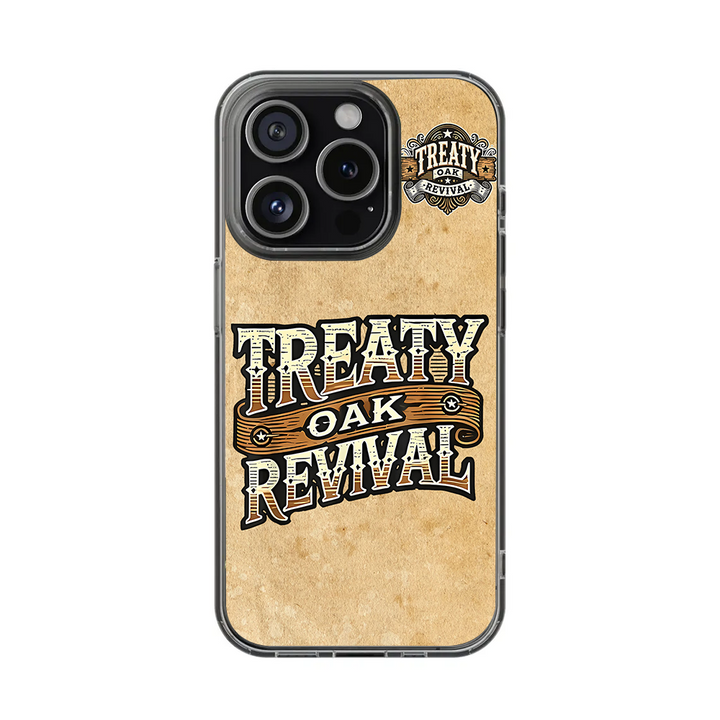 Treaty Oak Revival Phone Case – Country Western Leather Style for iPhone 11 12 13 14 15 16 Pro Max & Samsung