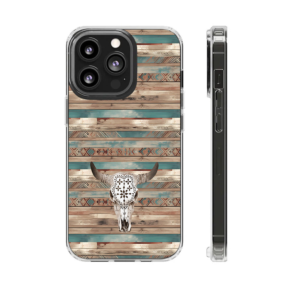 Western Cowboy Skull Phone Case, Perfect Girly Gift For Girl From iPhone 16 15 14 13 12 11 X Pro Max Plus Samsung Galaxy S24.99 S24 S23 S22 S21 Ultra Plus
