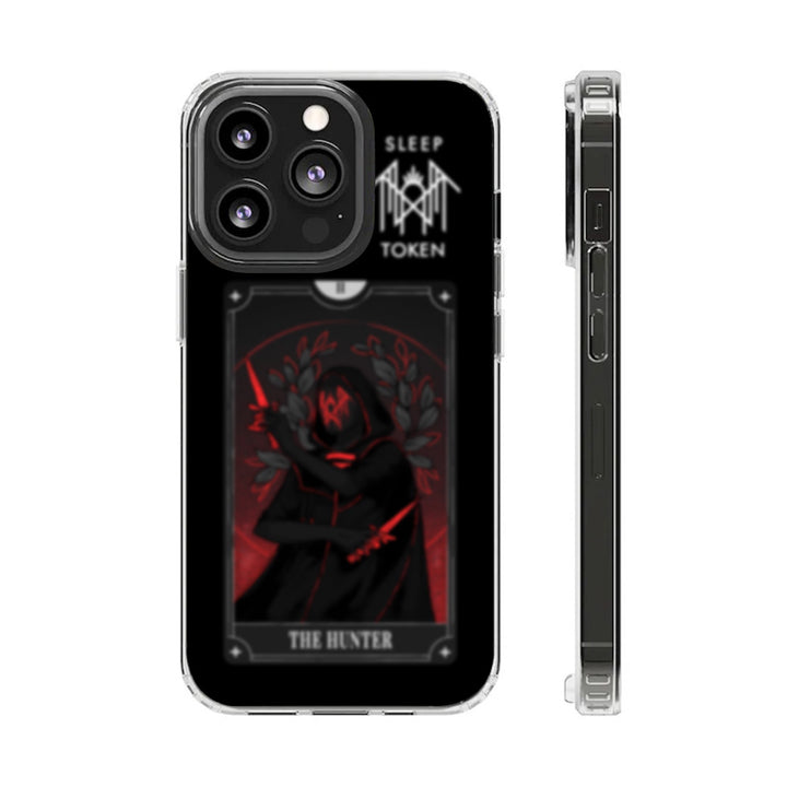 The Hunter Tarot-Inspired iPhone Case, Dark Gothic Assassin Style Cover, Fits iPhone 12 13 14 15 Pro Max
