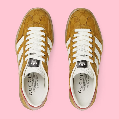Adidas x Gucci Gazelle 'GG Monogram Beige Brown'