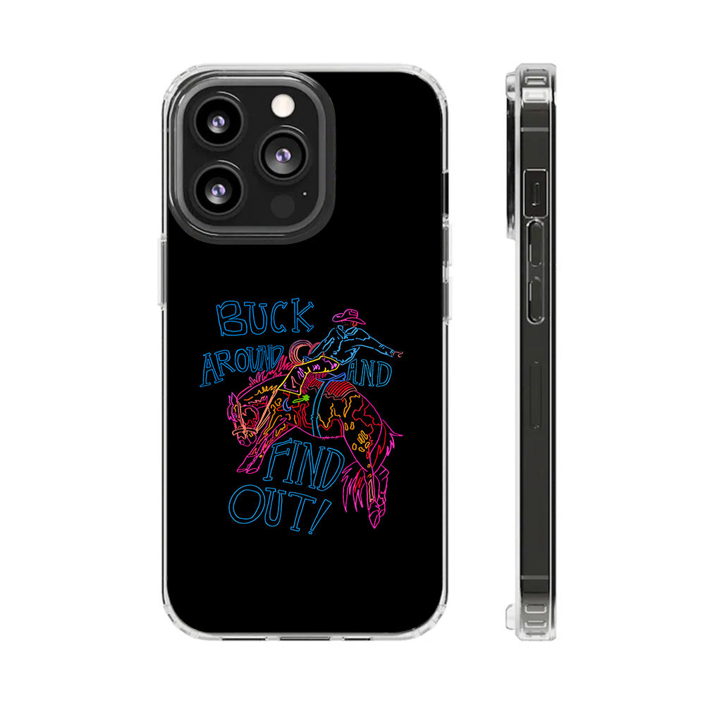 Bucking Cowboy Western Phone Case, Perfect Girly Gift For Girl From iPhone 16 15 14 13 12 11 X Pro Max Plus Samsung Galaxy S24.99 S24 S23 S22 S21 Ultra Plus