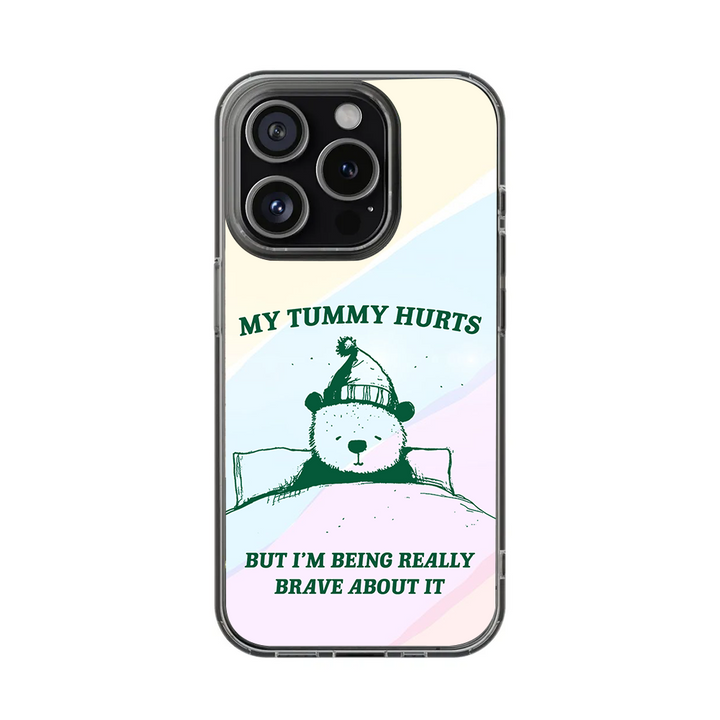 Funny Bear Quote Phone Case, Perfect Girly Gift For Girl From iPhone 16 15 14 13 12 11 X Pro Max Plus Samsung Galaxy S24.99 S24 S23 S22 S21 Ultra Plus