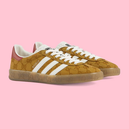 Adidas x Gucci Gazelle 'GG Monogram Beige Brown'