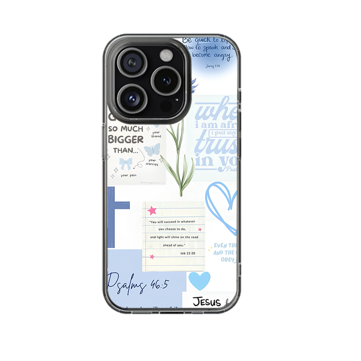 Christian Bible Verse Phone Case – Pastel Scripture Quote iPhone 11 12 13 14 15 16 Pro Max & Samsung